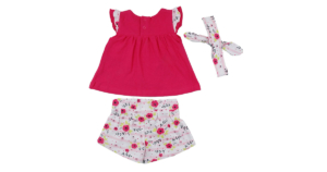 COMPLETINO BIMBA 2 PEZZI 3/36 MESI BABYBOL ART.141037 - immagine 2