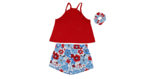 COMPLETINO BIMBA 2 PEZZI +CERCHIO 4/12 ANNI BABYBOL ART.141310 - immagine 2