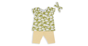 COMPLETINO BIMBA 2 PEZZI + FASCIA 3m/4 anni BABYBOL ART.151023
