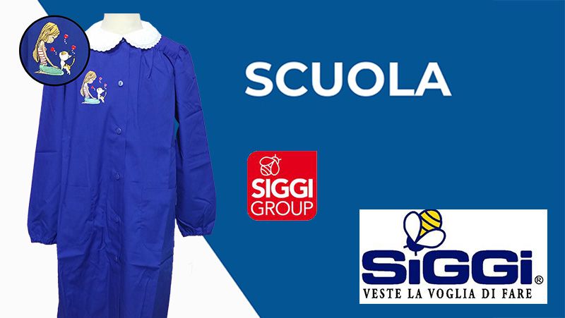 GREMBIULE SCUOLA ELEMENTARE BAMBINA 33GR3094 BLUETTE - Prodotti