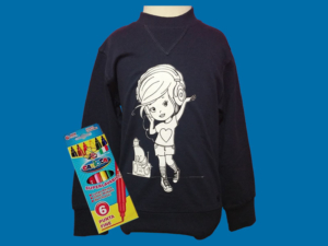 Giokit Siggi Happy School. Felpa da colorare BIMBA COD.50MG0659
