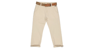 PANTALONE DRILL STRETCH C/ZIP E CINTURA BIMBO 6/14ANNI TRYBEYOND 82498