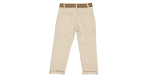 PANTALONE DRILL STRETCH C/ZIP E CINTURA BIMBO 6/14ANNI TRYBEYOND 82498 - immagine 2