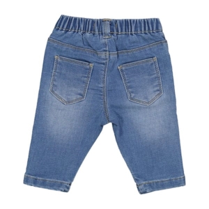 PANTALONE FELPA FINTO DENIM STRETCH -REGULAR FIT BIMBO 3/30m MAULI 32500 - immagine 2