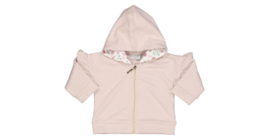CARDIGAN C/CAPPUCCIO FELPA STRETCH GARZATA E SME BIMBA 3/30m MAULI 36003