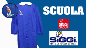 GREMBIULE SCUOLA ELEMENTARE BAMBINA 33GR2872 Bluette