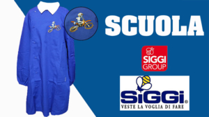 GREMBIULE SCUOLA ELEMENTARE BAMBINO 33gr2900 Bluette