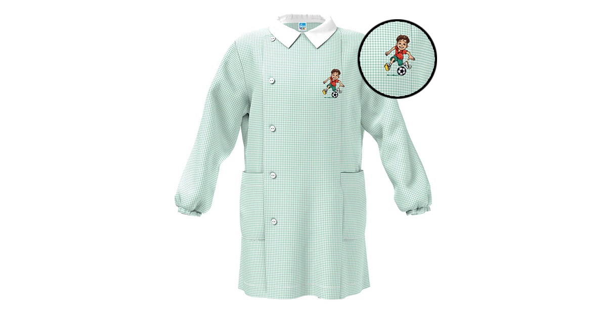 GREMBIULE ASILO BAMBINO SIGGI 33GR4344 BIANCO-VERDE GREMBIULE ASILO BAMBINO SIGGI 33GR4344 BIANCO-VERDE