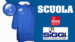 GREMBIULE SCUOLA ELEMENTARE BAMBINA 33gr2201 Bluette