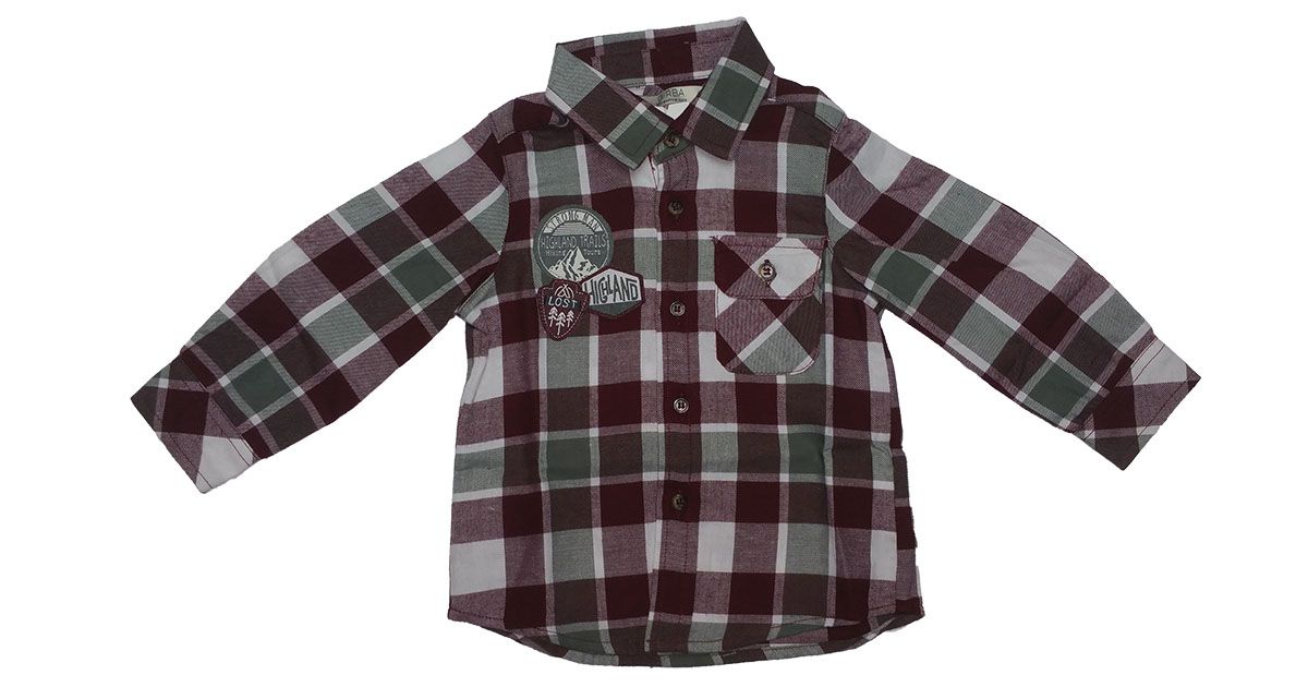 CAMICIA BIMBO SCOZZESE 21.99€