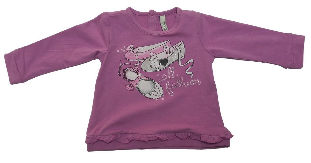 TSHIRT BIMBA JERSEY STRETCH CARBON 15.99€