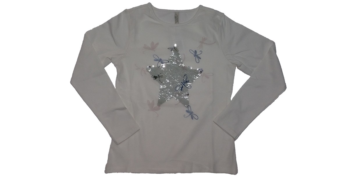 TSHIRT JERSEY STRETCH CARBON RAGAZZA 19.99€