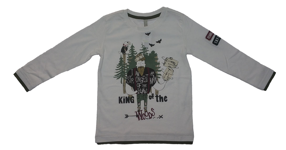 TSHIRT BIMBO JERSEY CARBON 15.99€