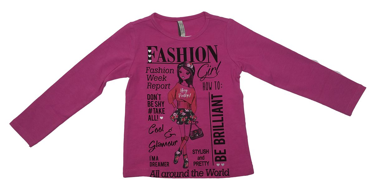 TSHIRT JERSEY STRETCH CARBON BIMBA 15.99€