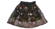 GONNA  BIMBA-RAGAZZA TULLE RICAMATO FANTASIA MAULI 2-16A ART.75291