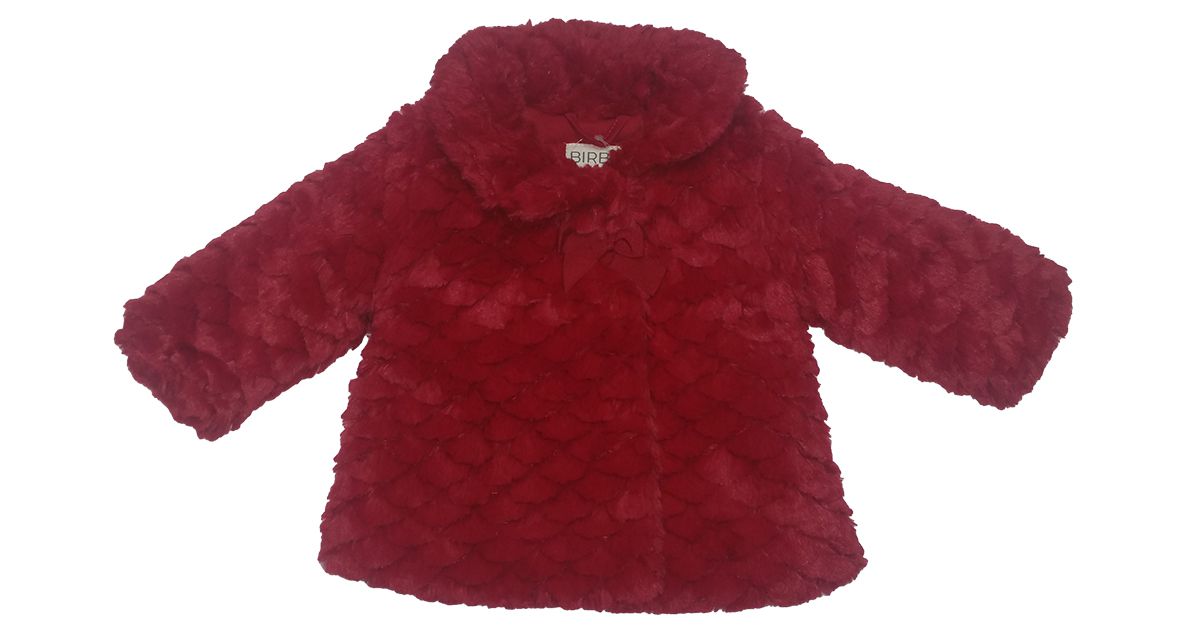 GIUBBOTTO PELLICCIA LAVORATA BIMBA 41.99€