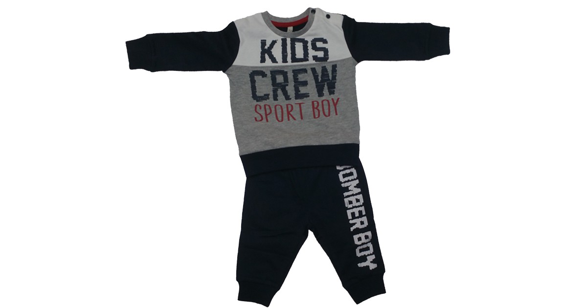 COMPLETO FELPA GARZATA E SME BIMBO 19.99€