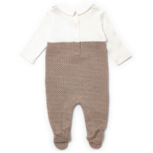 Tutina in Interlock e Jacquard neonato 1/3 mesi COCODÈ c62026 - immagine 2