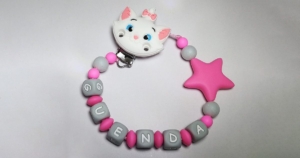 CATENELLA PORTACIUCCIO BIMBA CON NOME PERSONALIZZATA COD.34
