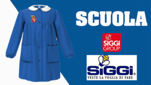 GREMBIULE SCUOLA ELEMENTARE BAMBINA SIGGI 33GR4211 BLUETTE