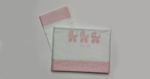 LENZUOLO E FEDERA CESTA ART.NWFLE537 ROSA