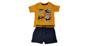 COMPLETINO BIMBO MAGLIETTA E PANTALONCINO BABYBOL COD.11207